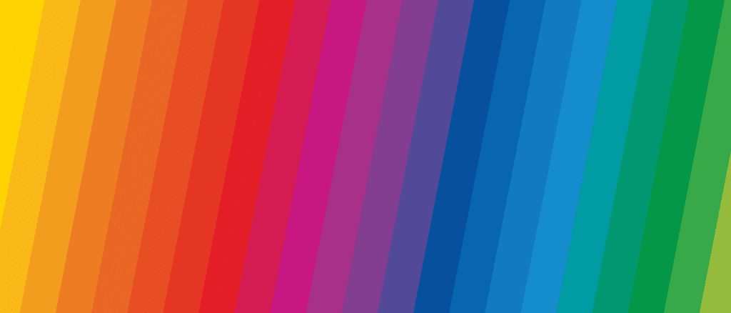 Rainbow of colors